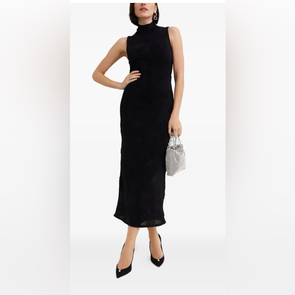 Herve Leger sleeveless maxi dress Black NWT